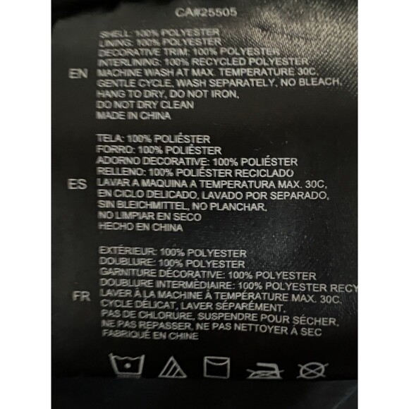 Noize Astrid Mid Length Parka Vegan Cruelty-Free Size Small Seaport Green - Picture 11 of 16